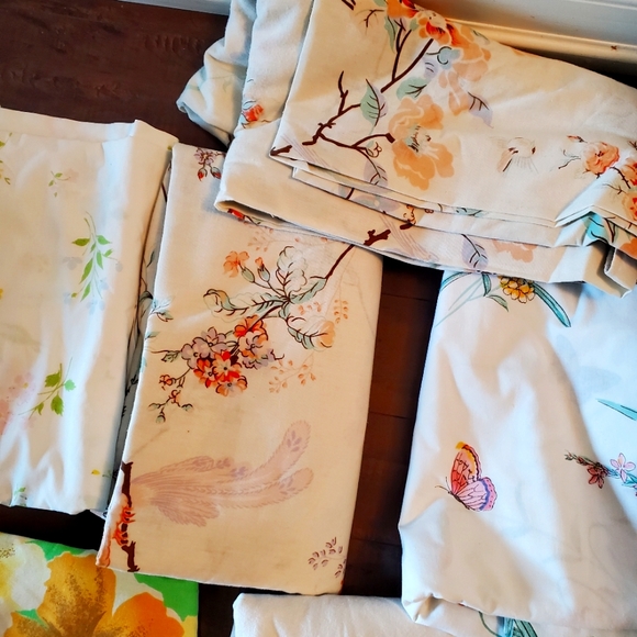 Various vintage flat sheets twin, double (8) - Picture 6 of 7